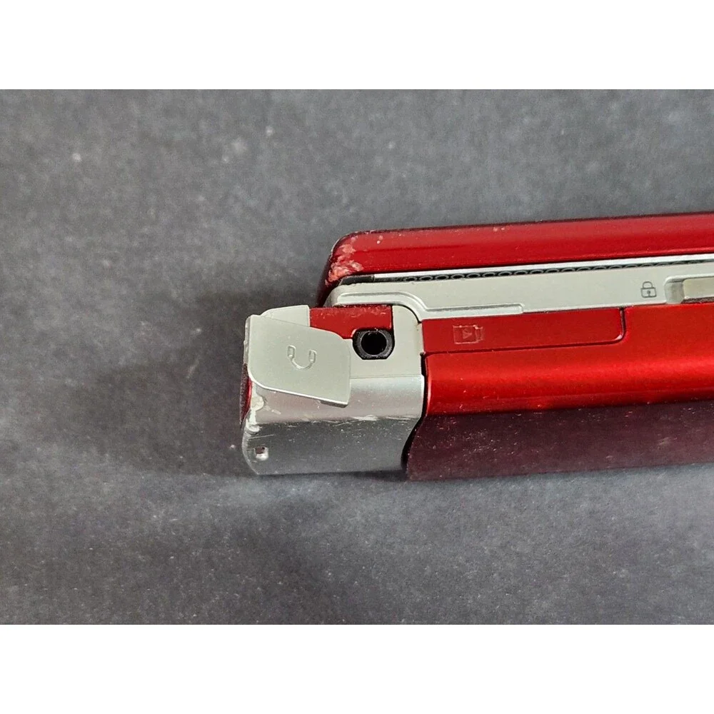 Samsung Juke SCH-U470 Red & Silver Verizon MP3 Swivel Phone For Parts or Repair